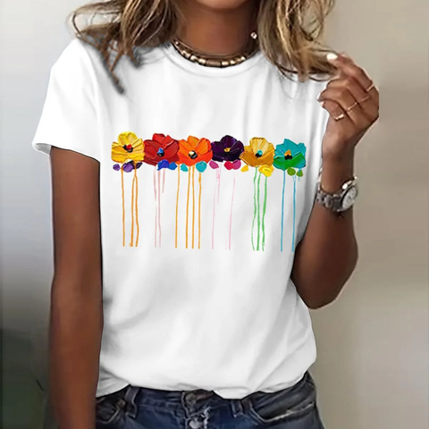 Zoruli Breezy Round Neck Short Sleeve Top