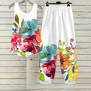 Zoruli Comfy Sleeveless Two Piece Set