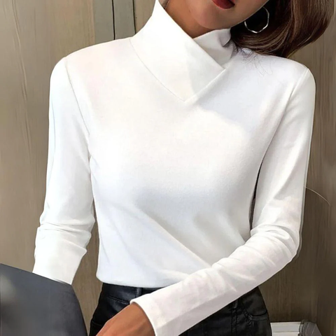 Zoruli Basic Long Sleeve Plain Top