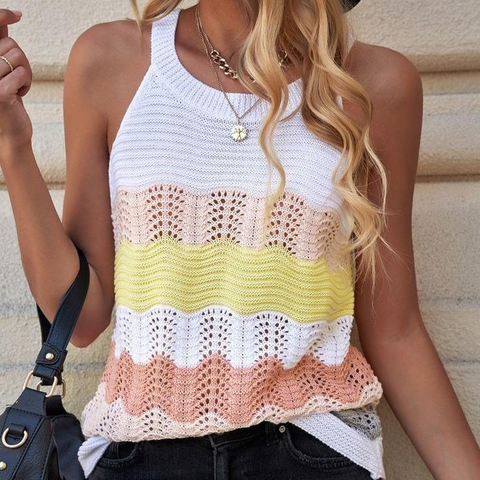 Zoruli Basic White Sleeveless Top