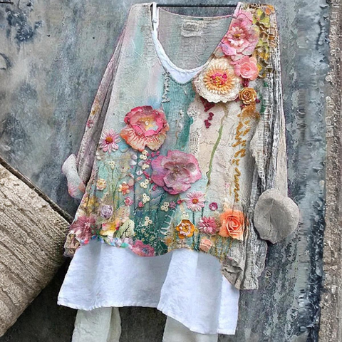 Zoruli Special Beige Long Sleeve Top