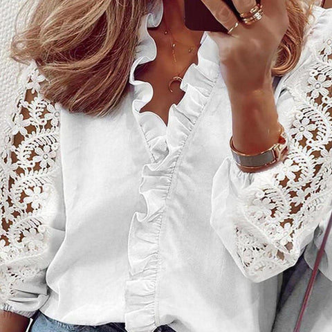 Zoruli All Day Every Day White Blouse